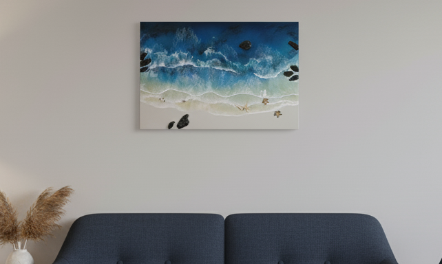 Beach Waves Epoxy Resin