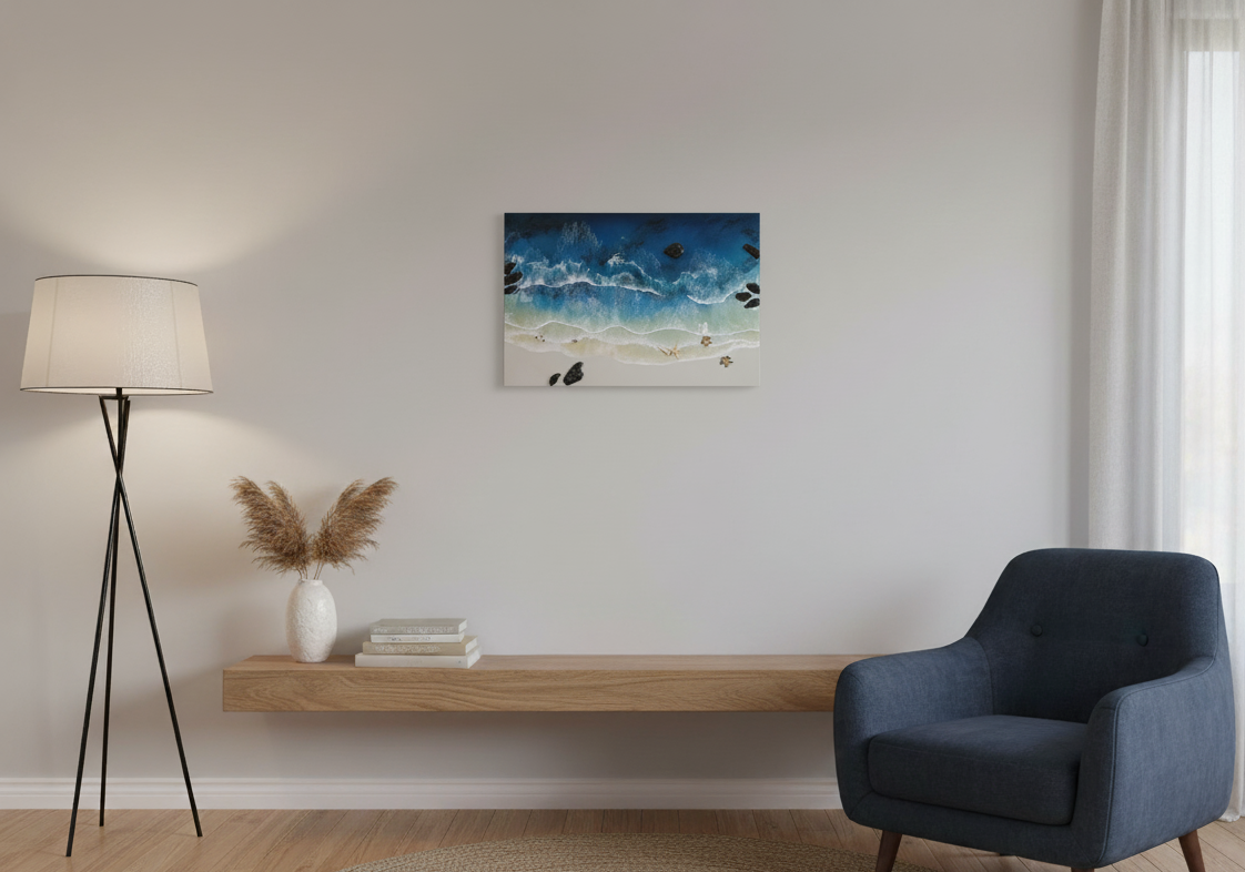 Beach Waves Epoxy Resin